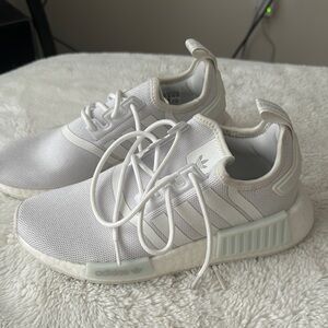 Adidas White NMD R1 Sneakers